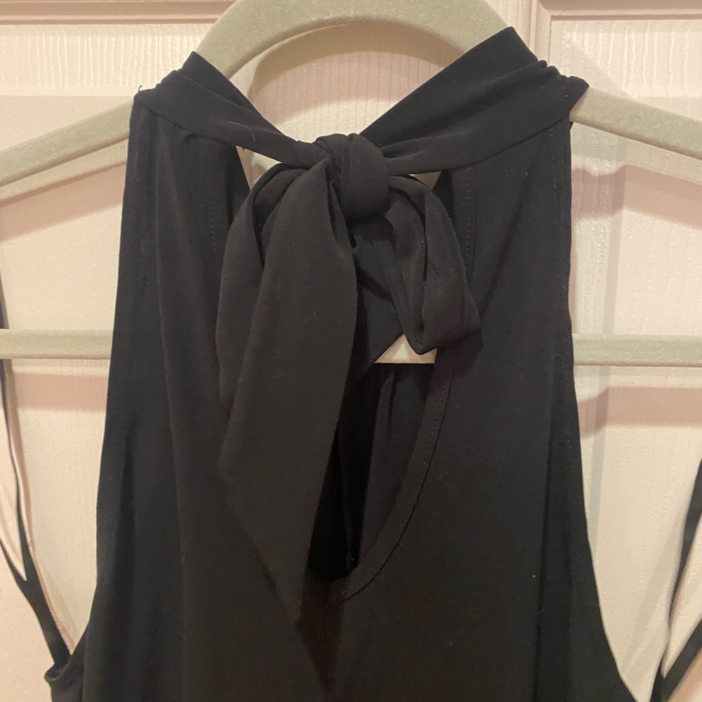 Black Ruffle Dress - Picture 3 of 3